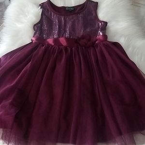 Lilt sequence purple dress